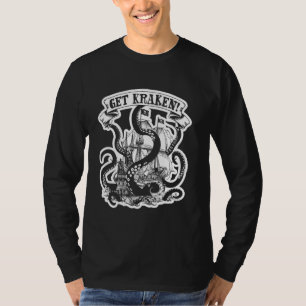 Camiseta Mejor obtener Kraken divertido mar monstruo pirata