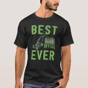Camiseta Mejor Office Hver Lawn Mower Gardener Landscaper G