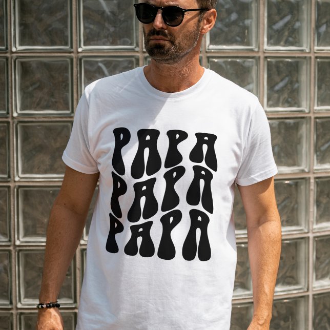 Camiseta Mejor Ola Retro de Papá - Gracioso regalo del Día  (Subido por el creador)