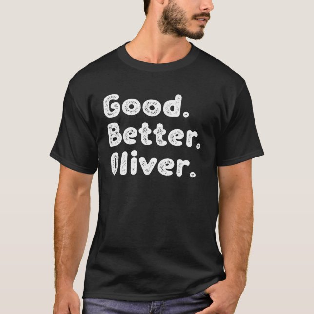 Camiseta Mejor Oliver (Anverso)