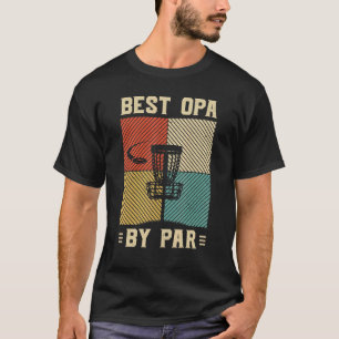 Camiseta Mejor Opa De Far Men Golf Retro Sunset Decour Gran