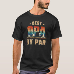 Camiseta Mejor Opa De Far Men Golf Sunset Retro Decor Abuel