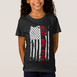 Camiseta Mejor Opa Ever Bandera Estadounidense Regalo por e