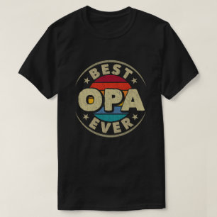 Camiseta Mejor Opa Siempre Retro Vintage Día del Padre Abue