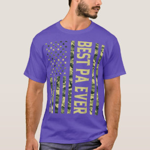 Camiseta Mejor Pa. Abuelo divertido con bandera estadounide