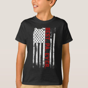 Camiseta Mejor Pa Ever American USA bandera de EE.UU. Regal