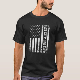 Camiseta Mejor padrastro americano bandera Usa Patriótico S