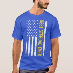 Camiseta Mejor padrastro jamás cosecha estadounidense