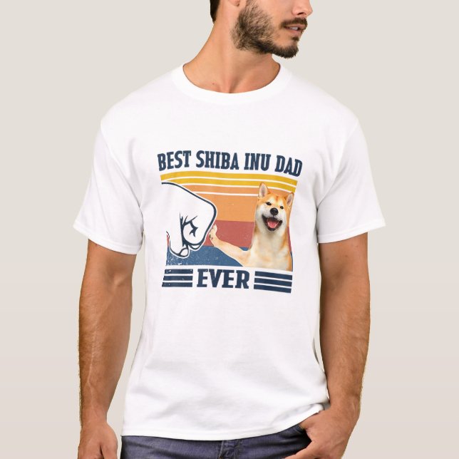 Camiseta Mejor padre chiba inu nunca gracioso perro amante  (Anverso)