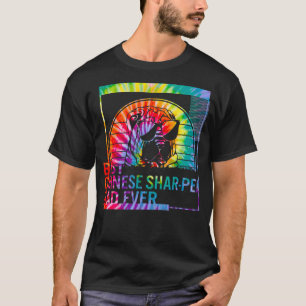 Camiseta Mejor padre chino de perro Shar Pei Papá eterno pa