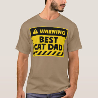 Camiseta mejor padre de gato