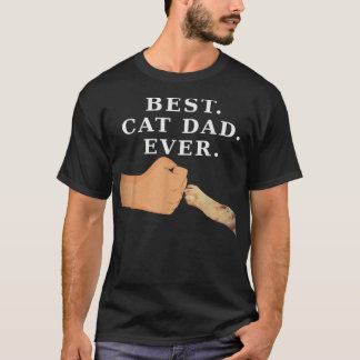 Camiseta Mejor Padre De Gato Padre Y Pata De Gatito Gatito 