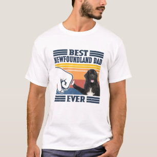 Camiseta Mejor padre de Newfoundland Hver Funny Dog Lover F