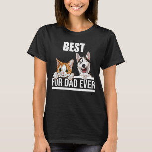 Camiseta Mejor Padre De Pie Que Nunca Mascota Papá Mejor Du