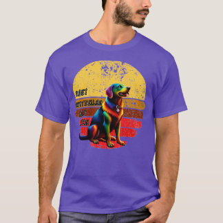 Camiseta mejor padre de rottweiler
