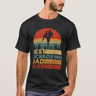 Camiseta Mejor Padre En Kickboxing Que Nunca Vintage Kickbo