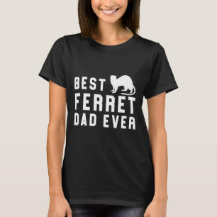 Camiseta Mejor Padre Ferret Mascota Weasel White
