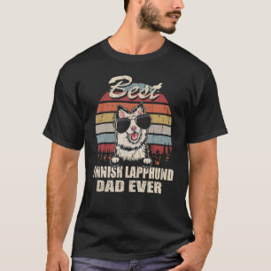 Camiseta Mejor padre finlandés de Lapphund que nunca fue el