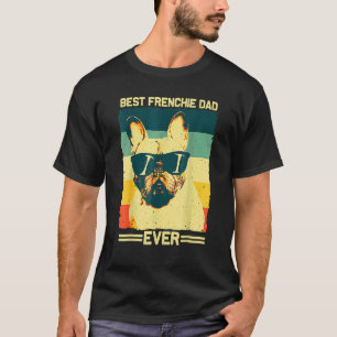 Camiseta Mejor Padre Francés Hombres Padre Bulldog Francés