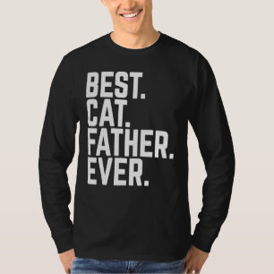 Camiseta Mejor Padre Gato Ever Kitten Mascota Papá Guay Pap