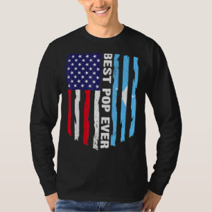 Camiseta Mejor padre gráfico de la bandera somalí norteamer