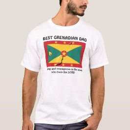 Camiseta MEJOR PADRE GRENADINO Fuerte Valiente Personalizad