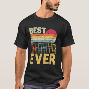 Camiseta Mejor Padre Guitarrista Chord Guitarra Instrumento