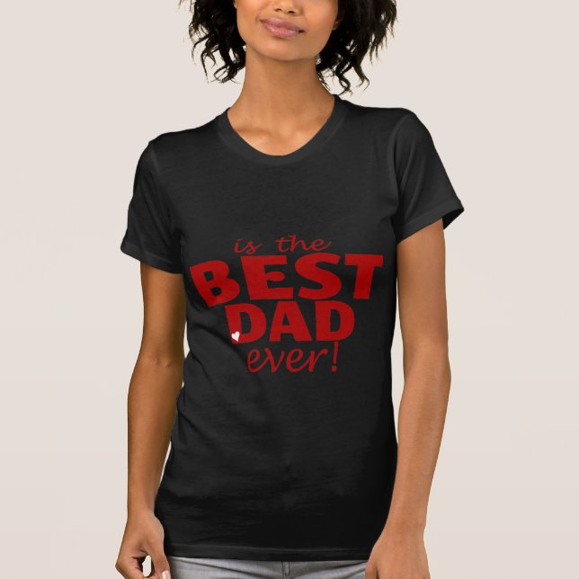 Camiseta mejor padre nunca (Anverso)