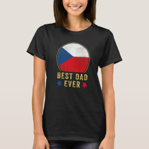 Camiseta Mejor Padre Nunca País De Padre Checo República Ch