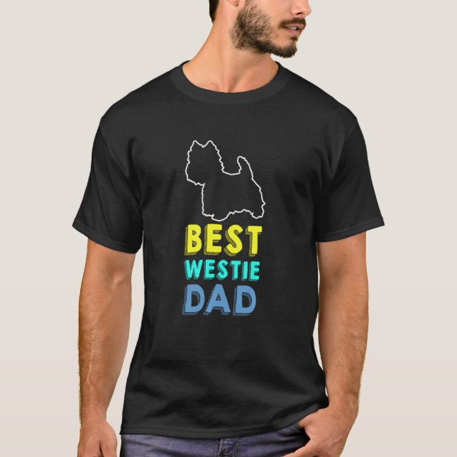Camiseta Mejor Padre Occidental de Patria Blanca Padres (Anverso)