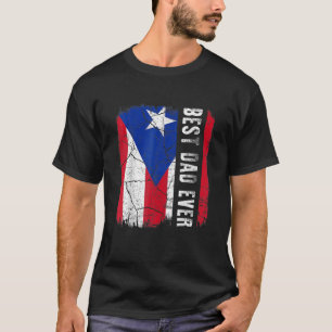 Camiseta Mejor padre puertorriqueño que nunca padre de band