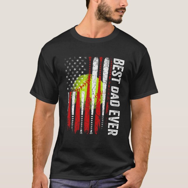 Camiseta Mejor Padre Que El Entrenador De Bandera Estadouni (Anverso)