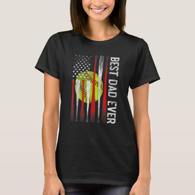 Camiseta Mejor Padre Que El Entrenador De Bandera Estadouni (Anverso)