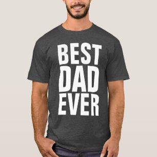Camiseta MEJOR PADRE QUE NUNCA camisetas, Black Tees