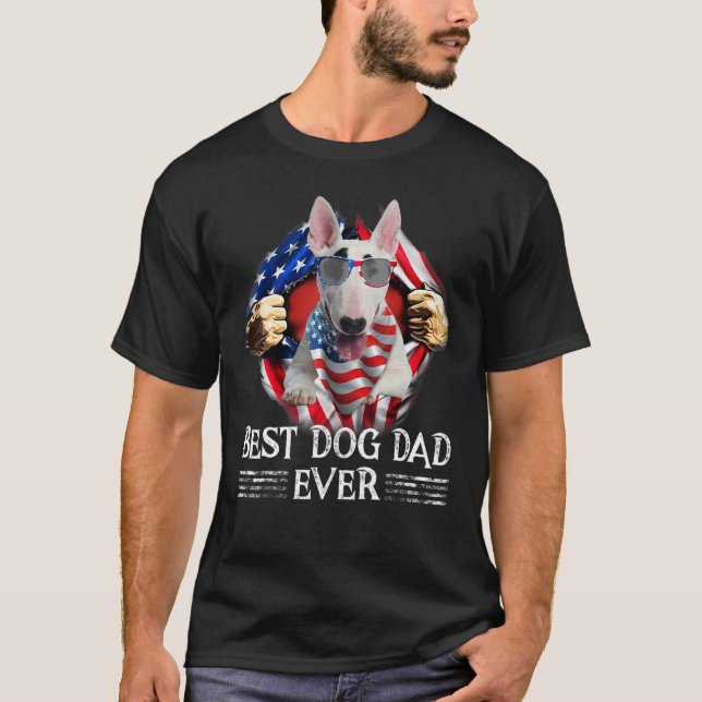 Camiseta Mejor Padre Terrible De Toro Que Nunca Bandera Est (Anverso)
