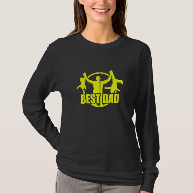 Camiseta Mejor Padre Zip (Anverso)