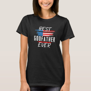 Camiseta Mejor padrino de la historia Bandera de EE. UU. Go