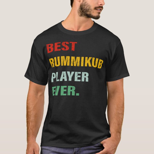 Camiseta Mejor Palyer de Rummikub (Anverso)