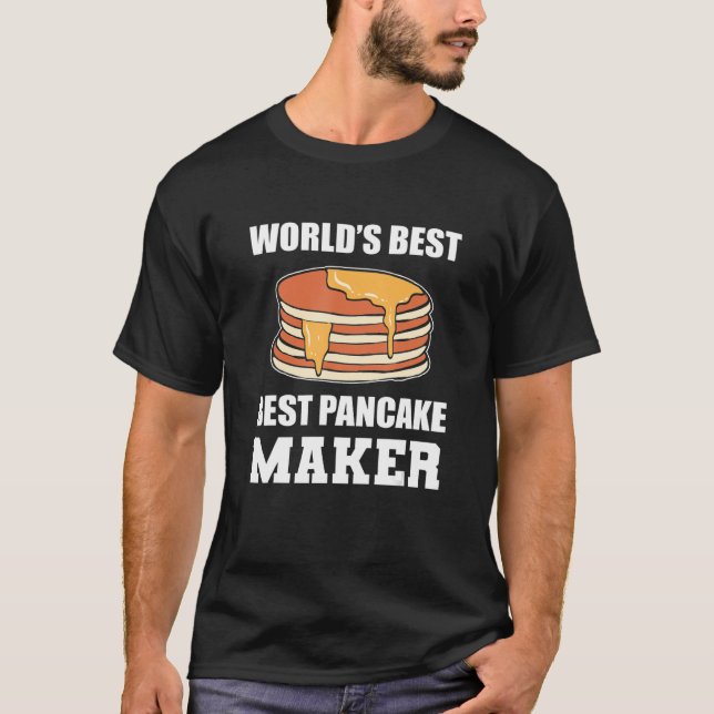 Camiseta Mejor Panqueque Maker Pancake (Anverso)