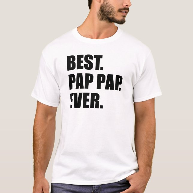 Camiseta Mejor Pap Ever (Anverso)