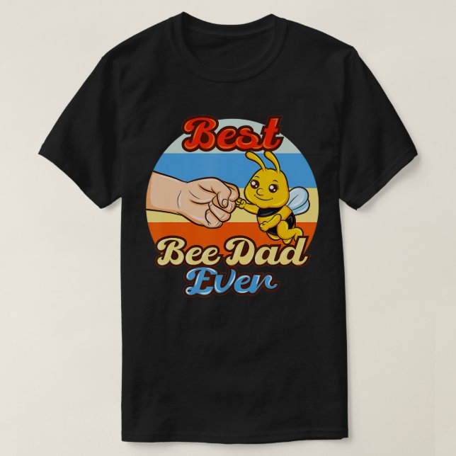 Camiseta Mejor Papá Abeja (Diseño del anverso)