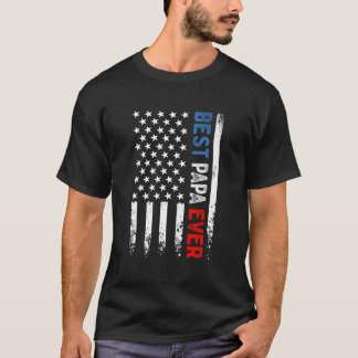 Camiseta Mejor Papá Americano Día del Padre