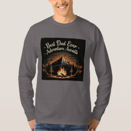 Camiseta Mejor Papá Ave Aventure Fathers Day Full Sleeves