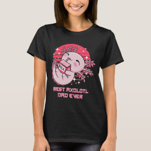Camiseta Mejor Papá Axolotl Jamás Humor Salamander Anfibios
