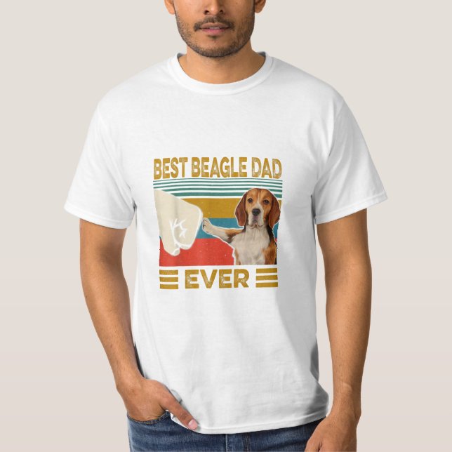 Camiseta Mejor Papá Beagle (Anverso)