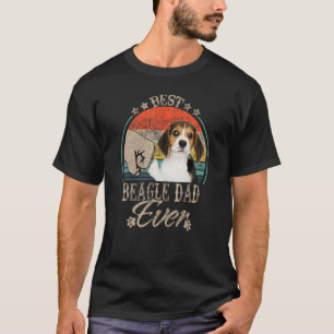 Camiseta Mejor Papá Beagle De Los Hombres