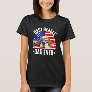Camiseta Mejor Papá Beagle de Todos los Tiempos Perro  4 de