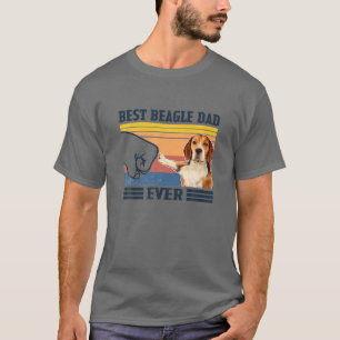 Camiseta Mejor Papá Beagle, Navidades del Día del Padre Vin