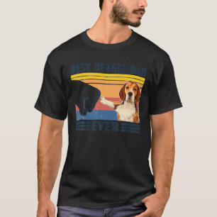 Camiseta Mejor Papá Beagle, Navidades del Día del Padre Vin