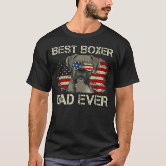 Camiseta Mejor Papá Boxer de Todos los Tiempos Amante de lo